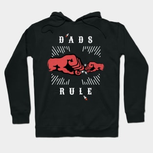 Fathers Day Gift For Dads Gifts For Son To Dad To Son Fist Bump Dad Rules Hoodie
